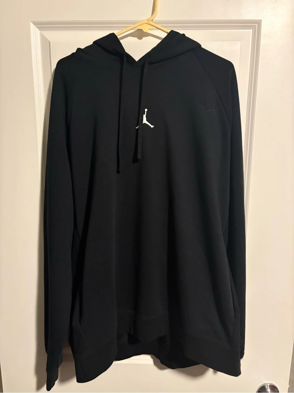 Jordan Black Hoodie with White Jumpman Logo